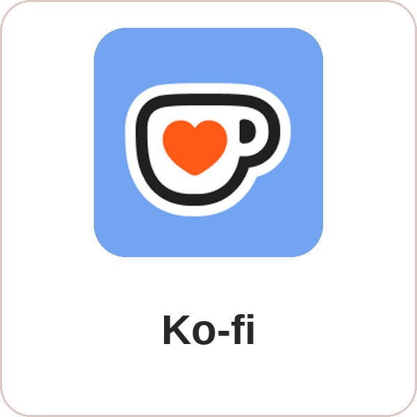 Ko-fi logo, link to Ink and Echo on Ko-fi
