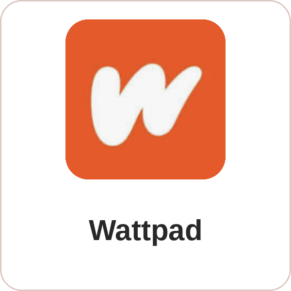 Wattpad logo, link to Alexandra Grant on Wattpad