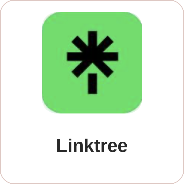 Linktree logo, link to Ink and Echo on Linktree