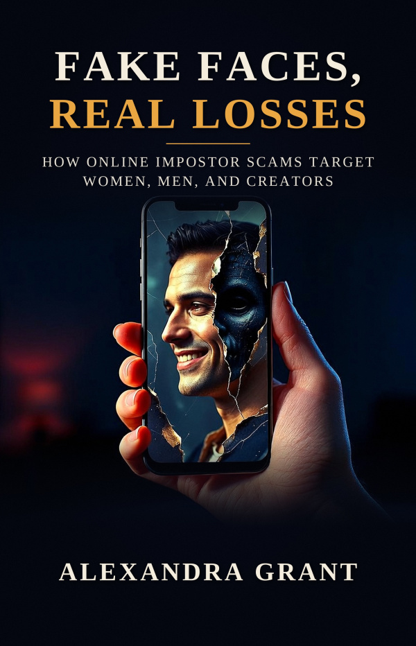 Fake Faces, Real Losses by Alexandra Grant - book cover