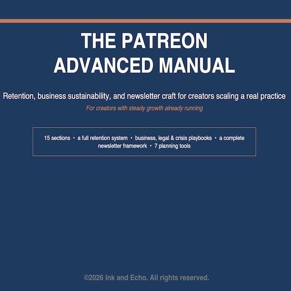 Patreon Advanced Manual