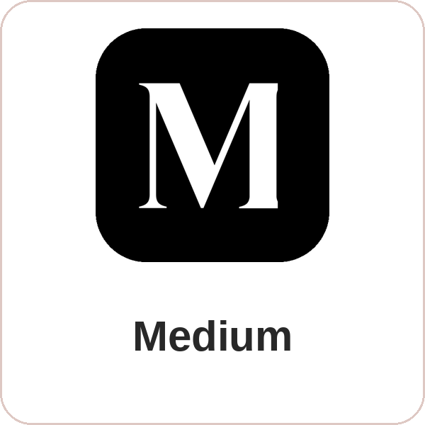 Medium logo, link to Alexandra Grant on Medium