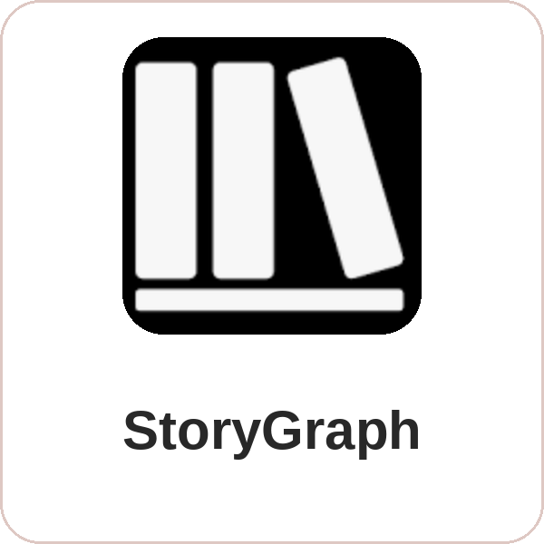 StoryGraph logo, link to Alexandra Grant's author page on StoryGraph